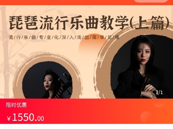 海豚知道-杨婧-流行-琵琶乐曲教学(上)